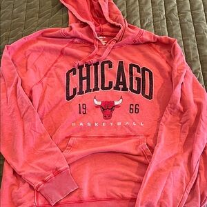 Chicago Bulls Pink Hoodie